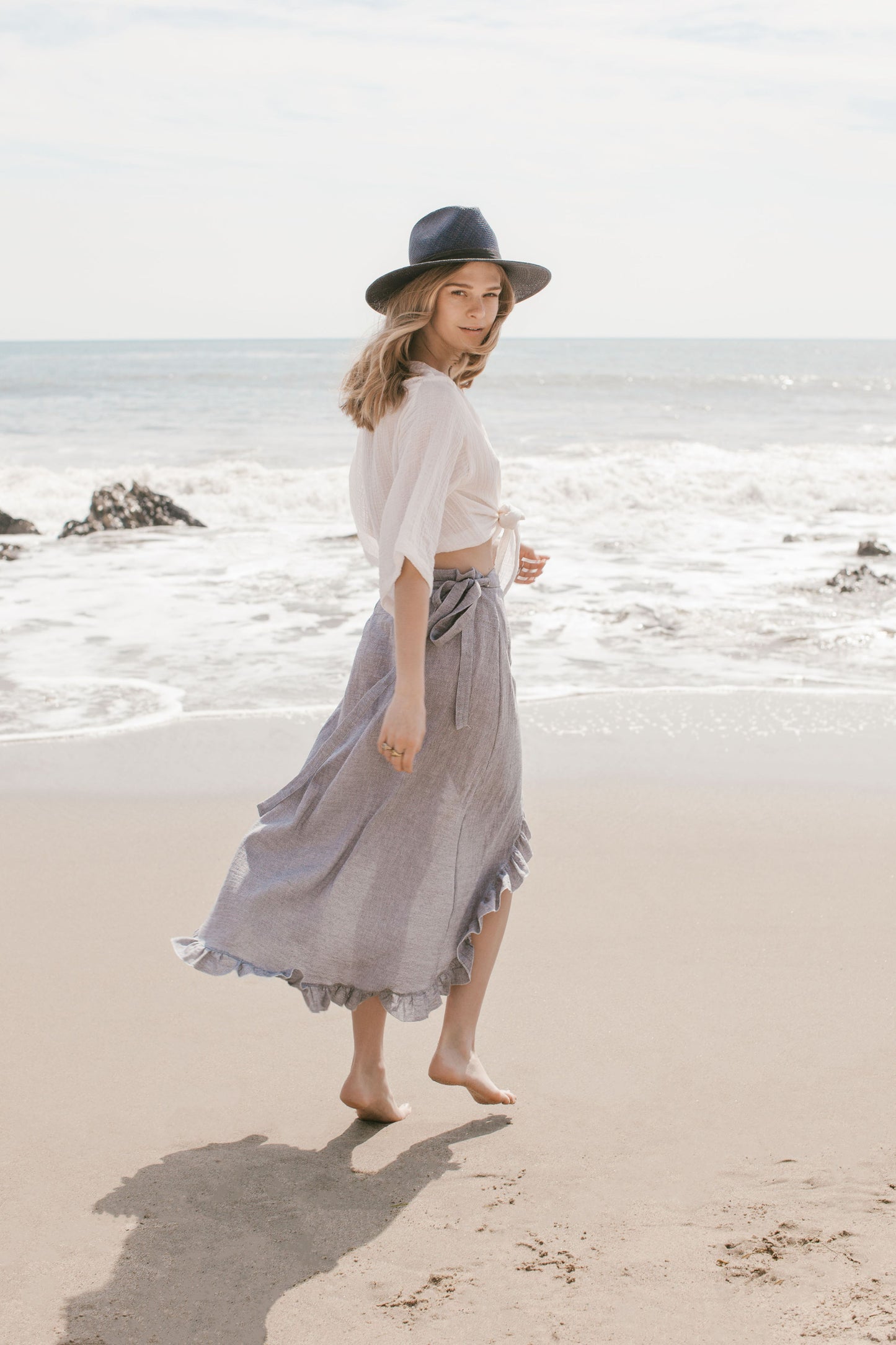 Bali Wrap Top - Natural
