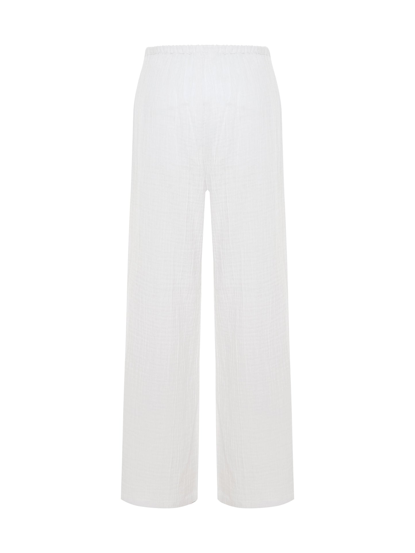 Kaya Drawstring Pants - White