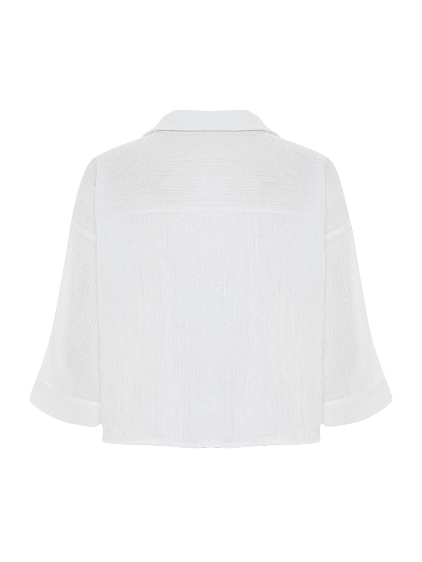 Aura Mini Shirt - White