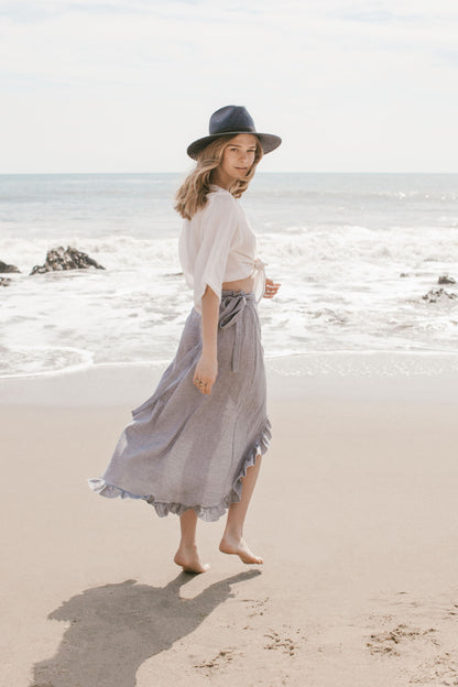 Bali Wrap Top - Natural