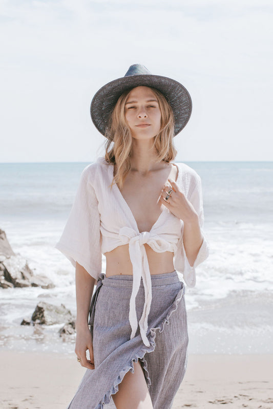 Bali Wrap Top - Natural