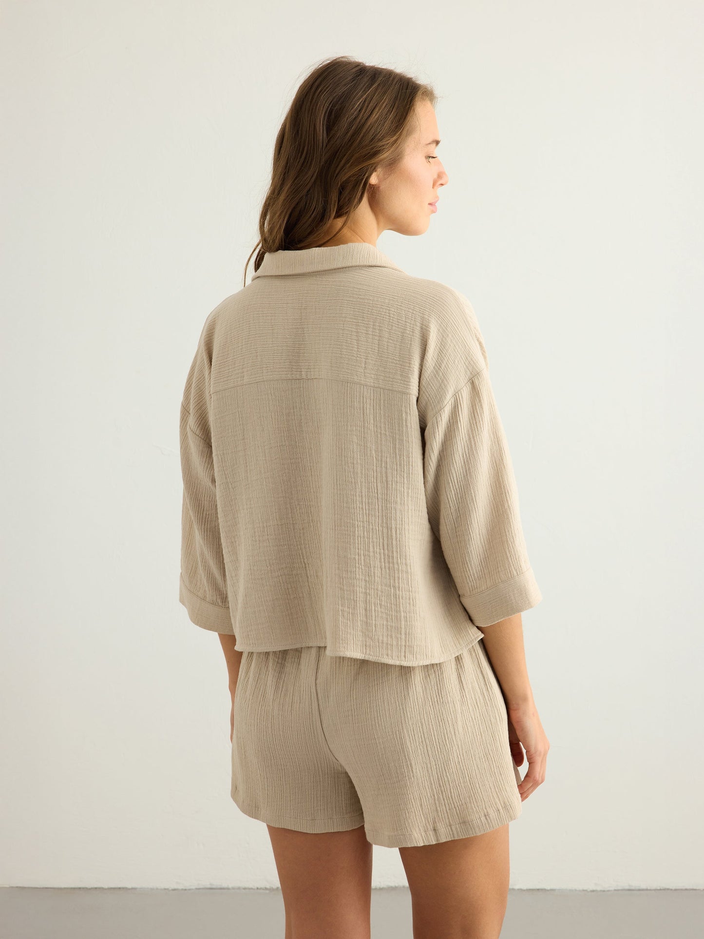 Aura Mini Shirt - Oatmeal