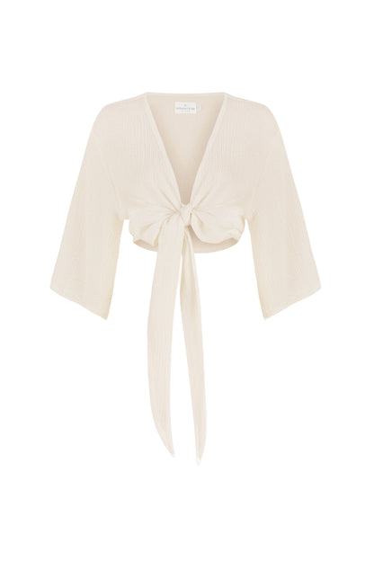 Bali Wrap Top - Natural