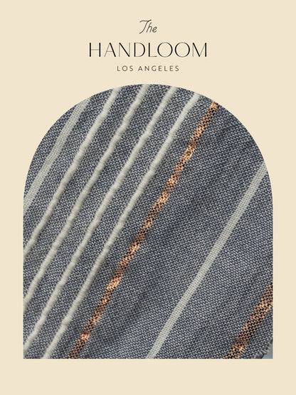 Canggu Maxi Dress - Navy With Stripes