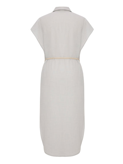 Zaya Shirt Dress - Baby Blue