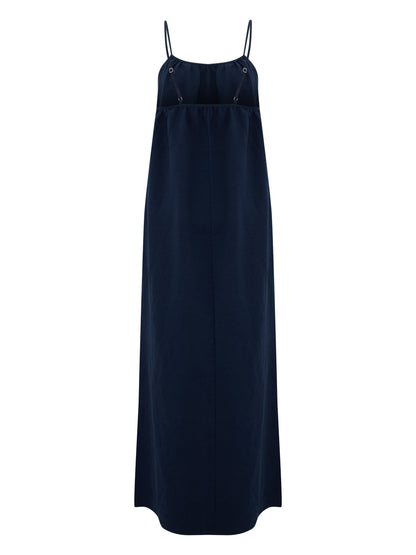 Bliss Flow Maxi Dress - Navy