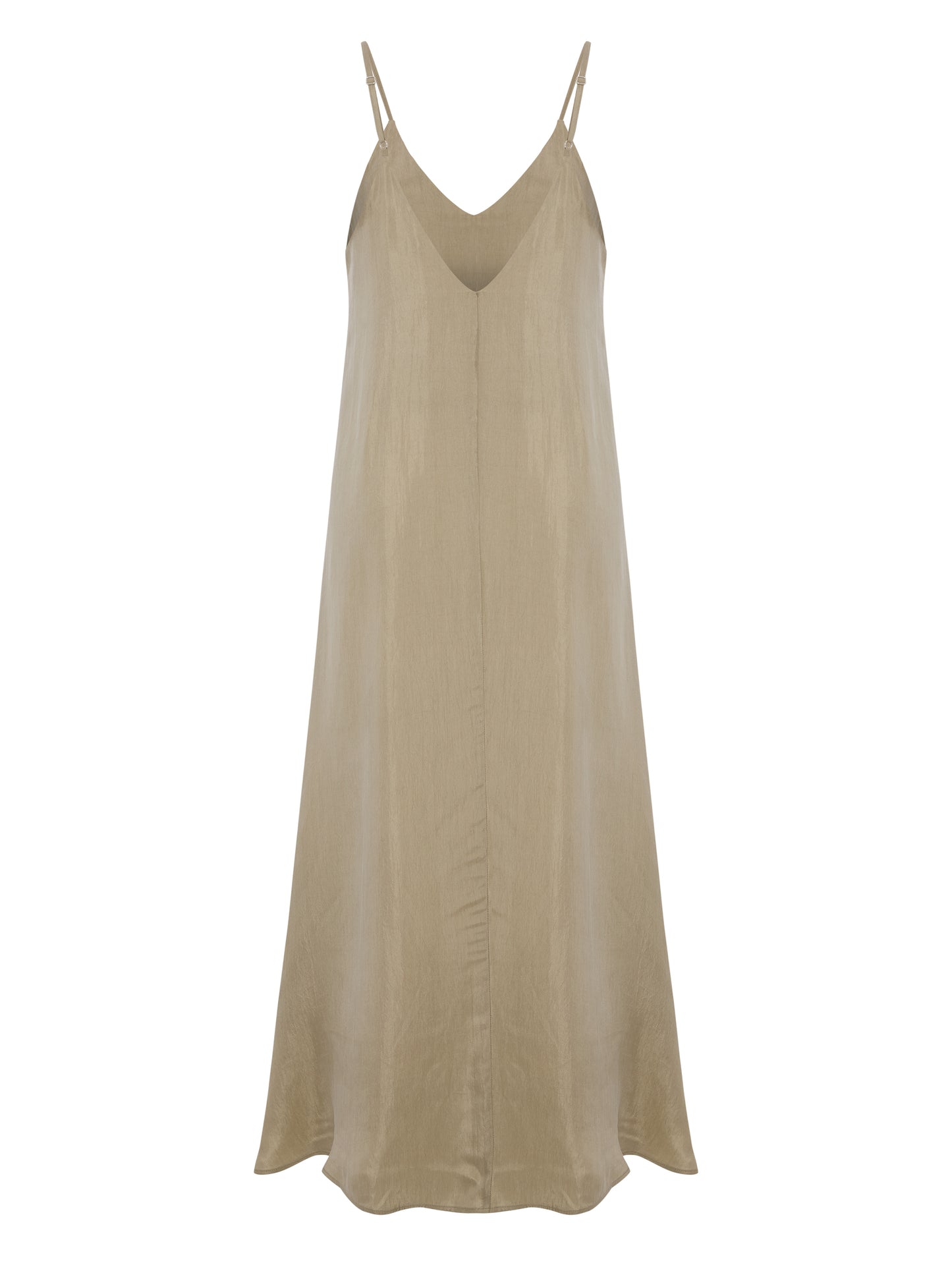 Lucid Flow Maxi Dress - Khaki Green