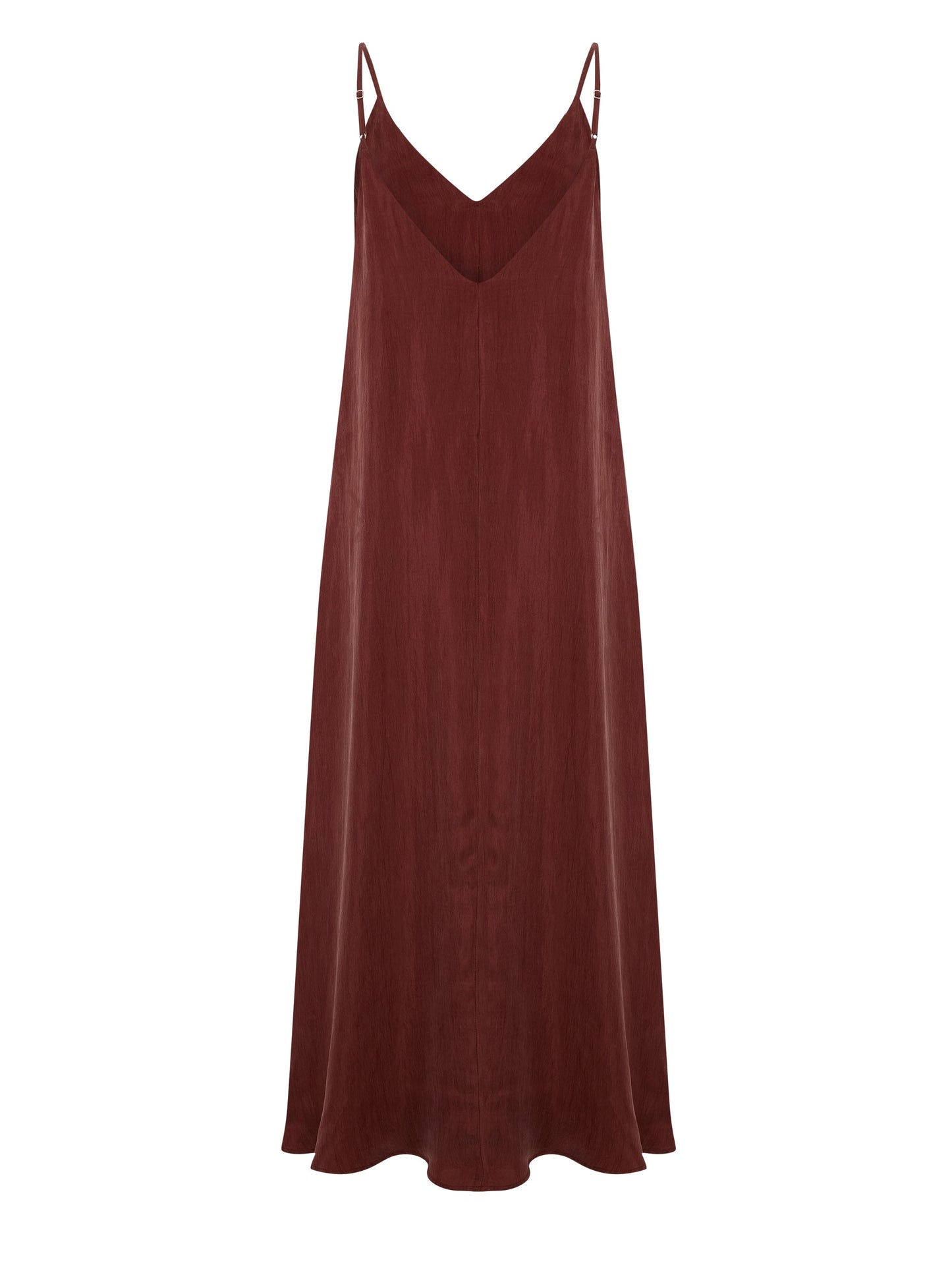 Lucid Flow Maxi Dress - Burgundy