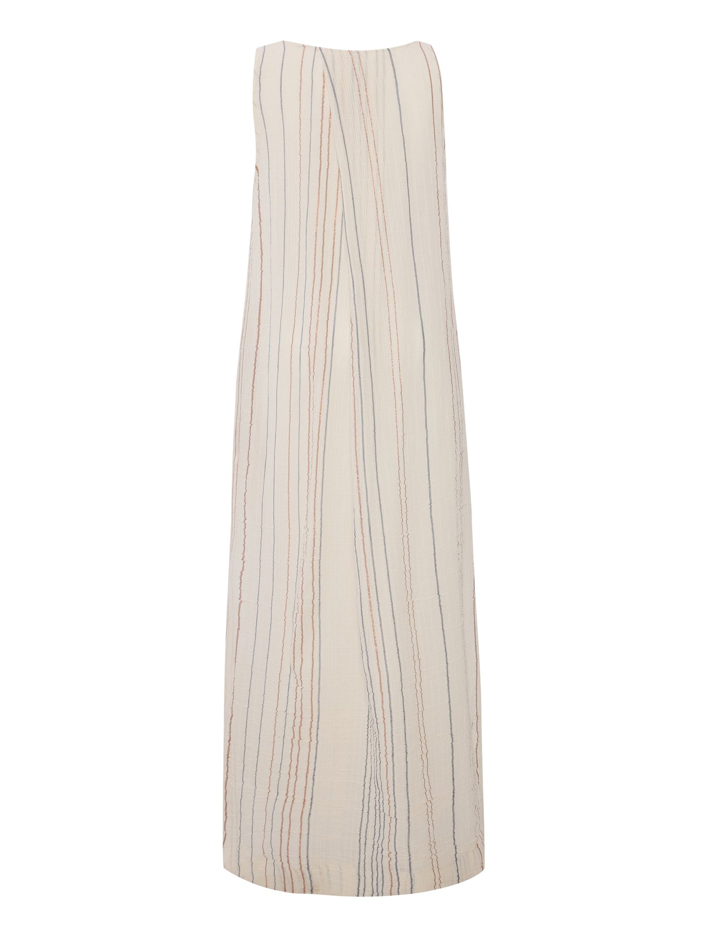 Day Break Dress - Natural With Stripes