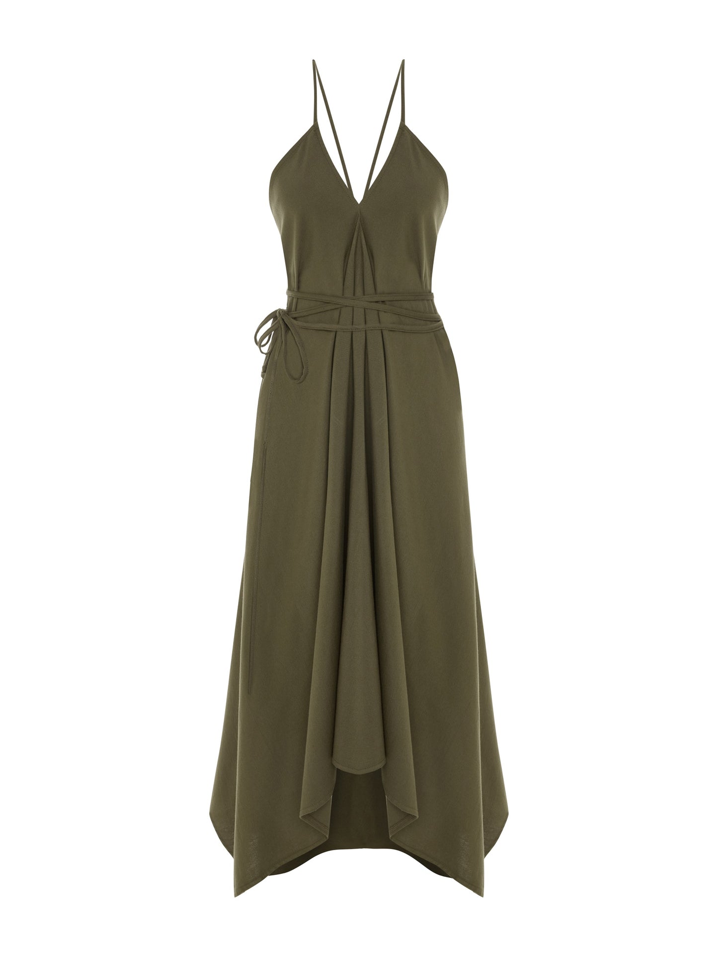Sage Maxi Dress - Khaki Green