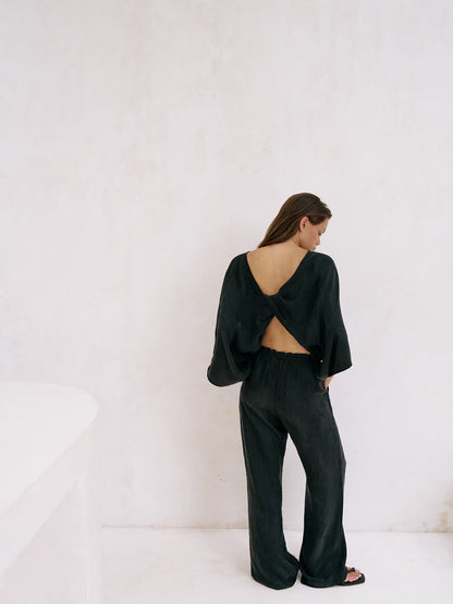 Lucid Knot Top - Black