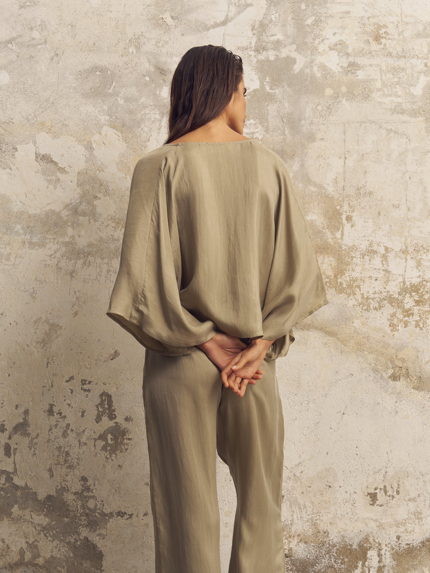 Lucid Knot Top - Khaki Green
