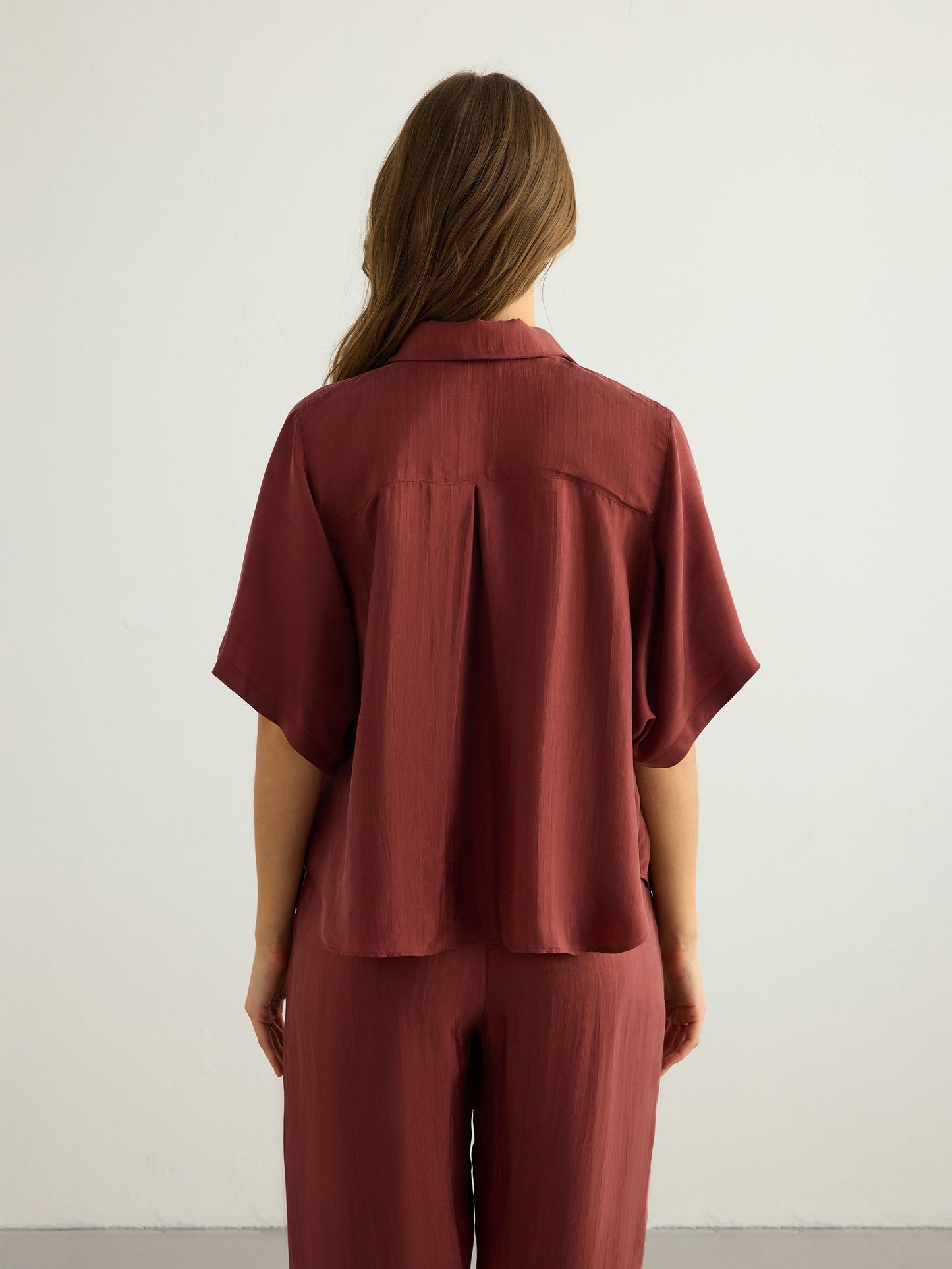 Lucid Flow Shirt - Burgundy