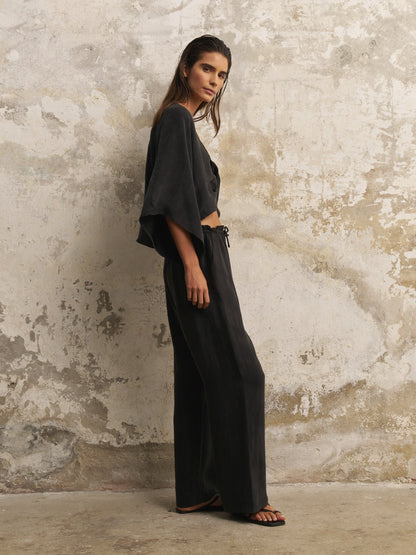 Lucid Knot Top - Black