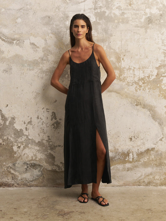 Lucid Midnight Maxi Dress - Black