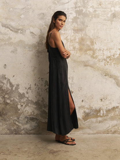 Lucid Midnight Maxi Dress - Black