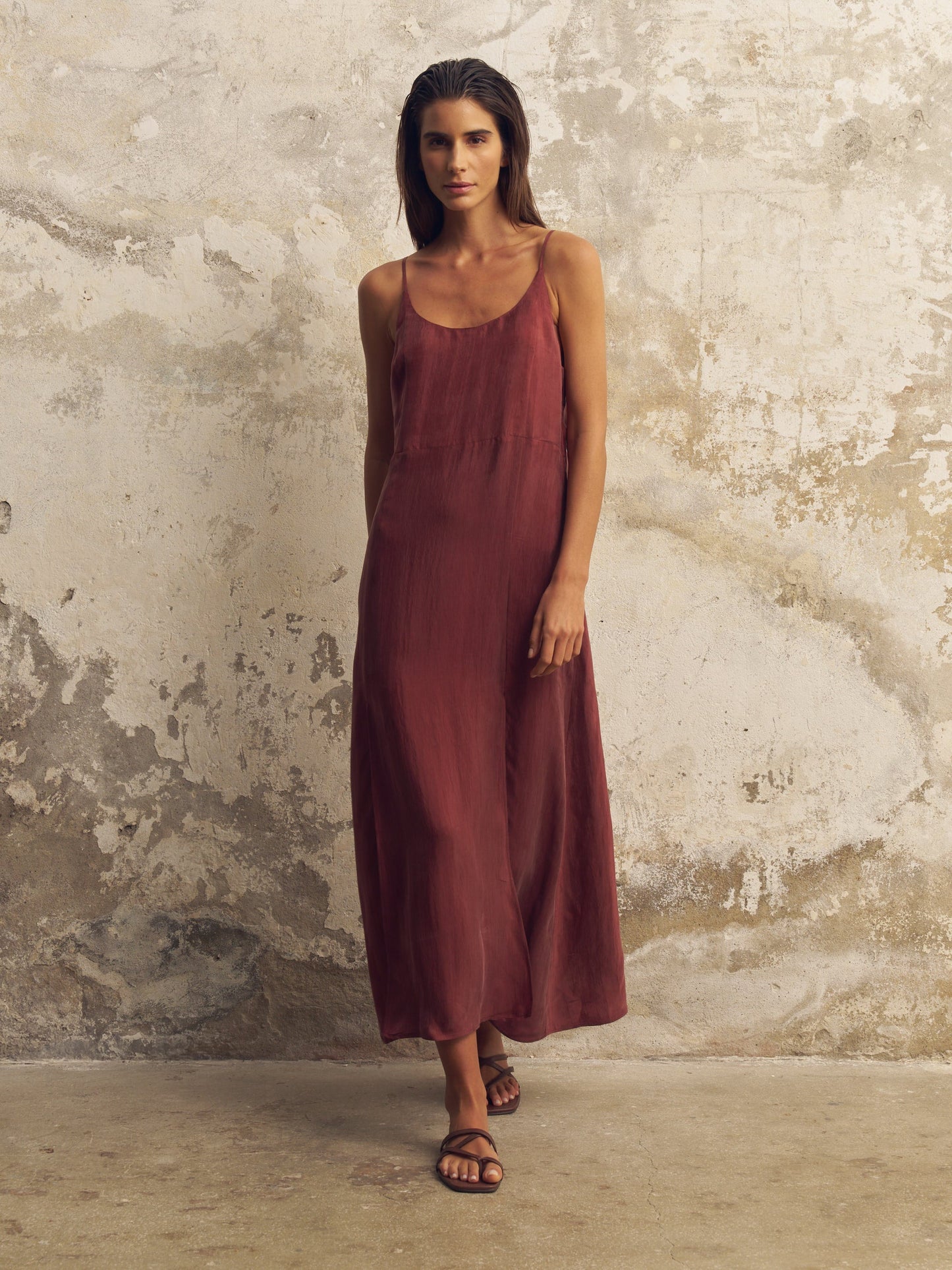 Lucid Midnight Maxi Dress - Burgundy