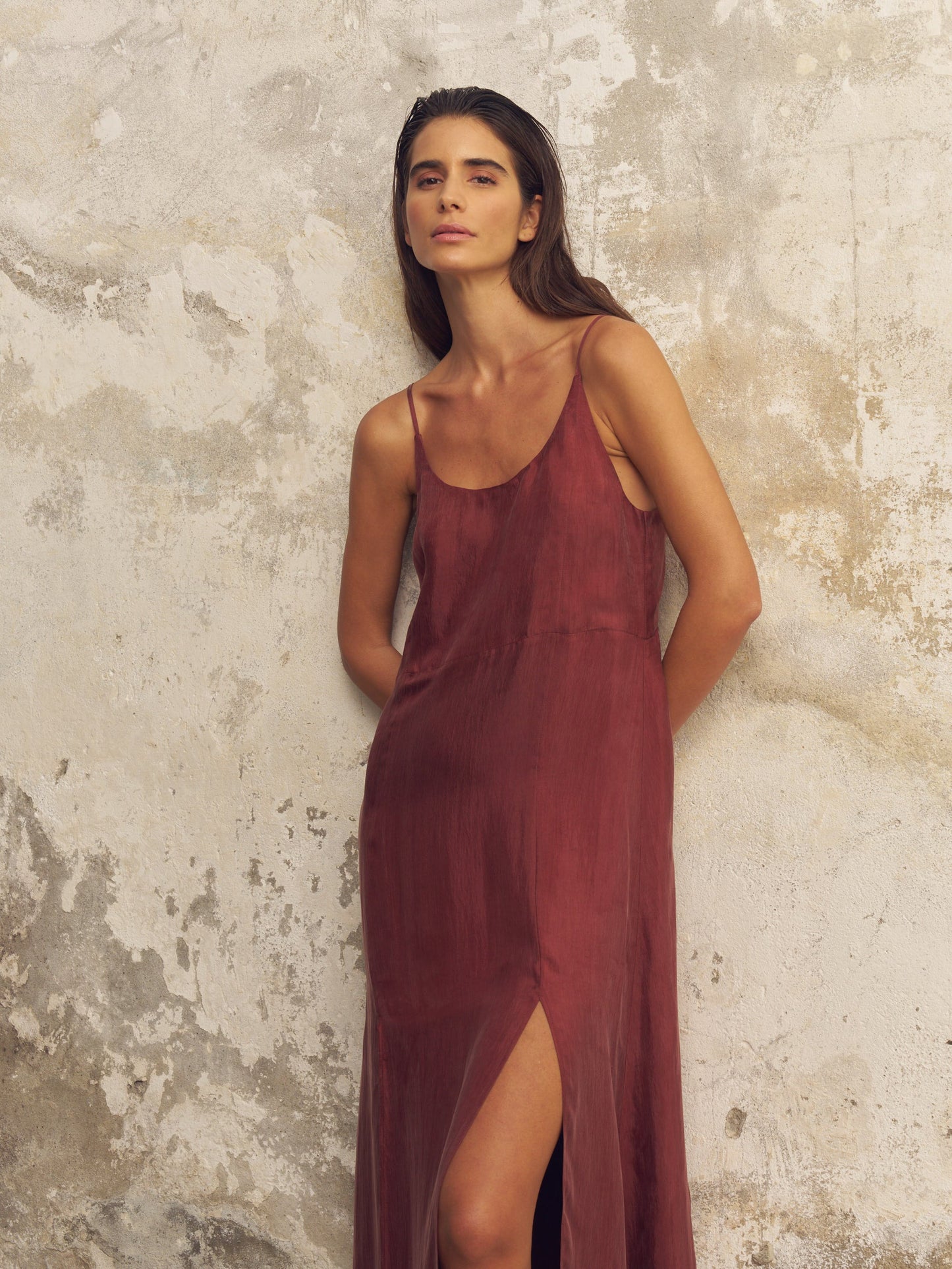 Lucid Midnight Maxi Dress - Burgundy