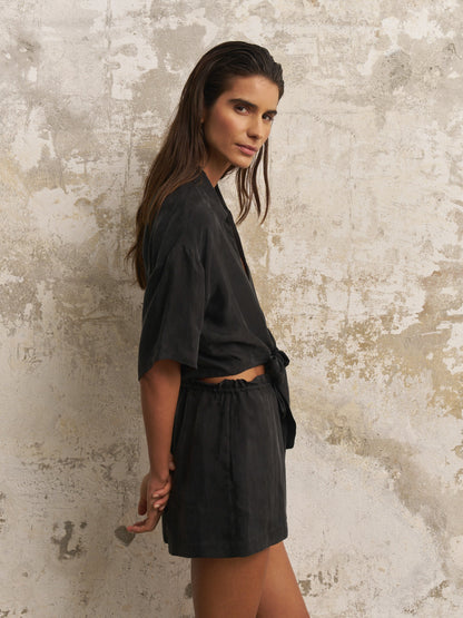 Lucid Tie Shirt - Black
