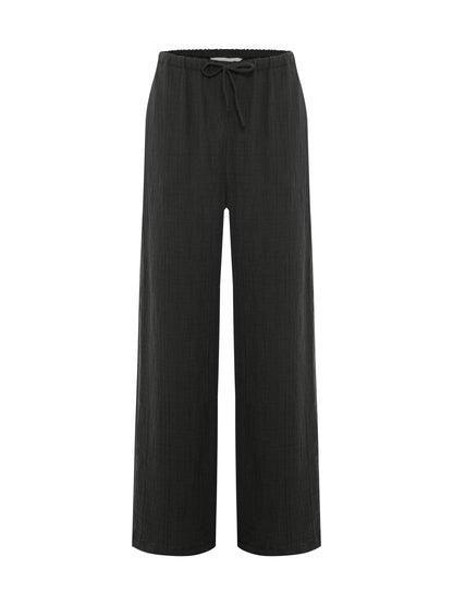 Kaya Drawstring Pants - Charcoal