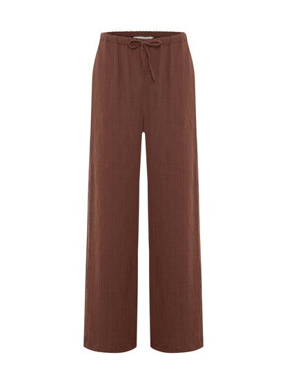 Kaya Drawstring Pants - Terracotta