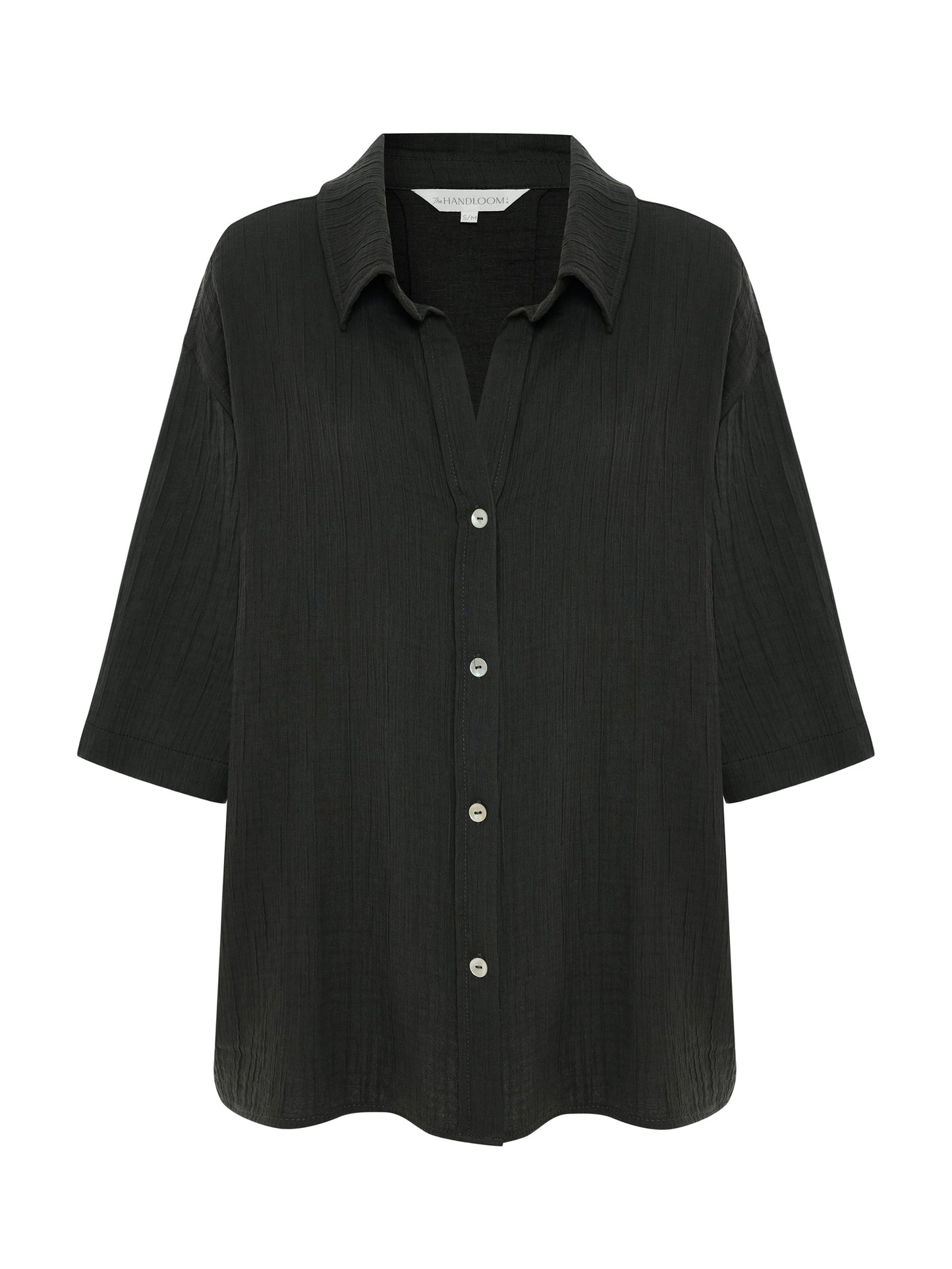 Kaya Boyfriend Shirt - Charcoal