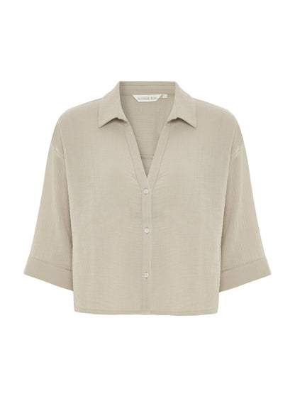 Aura Mini Shirt - Oatmeal