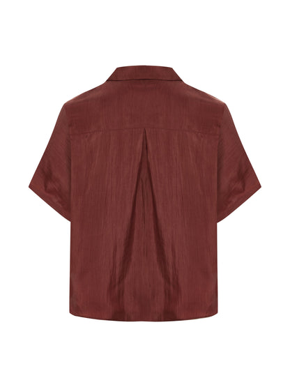 Lucid Flow Shirt - Burgundy