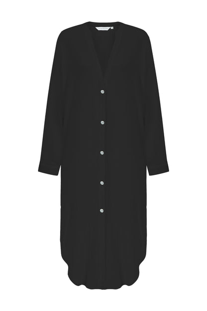 Terra Shirt Dress - Black