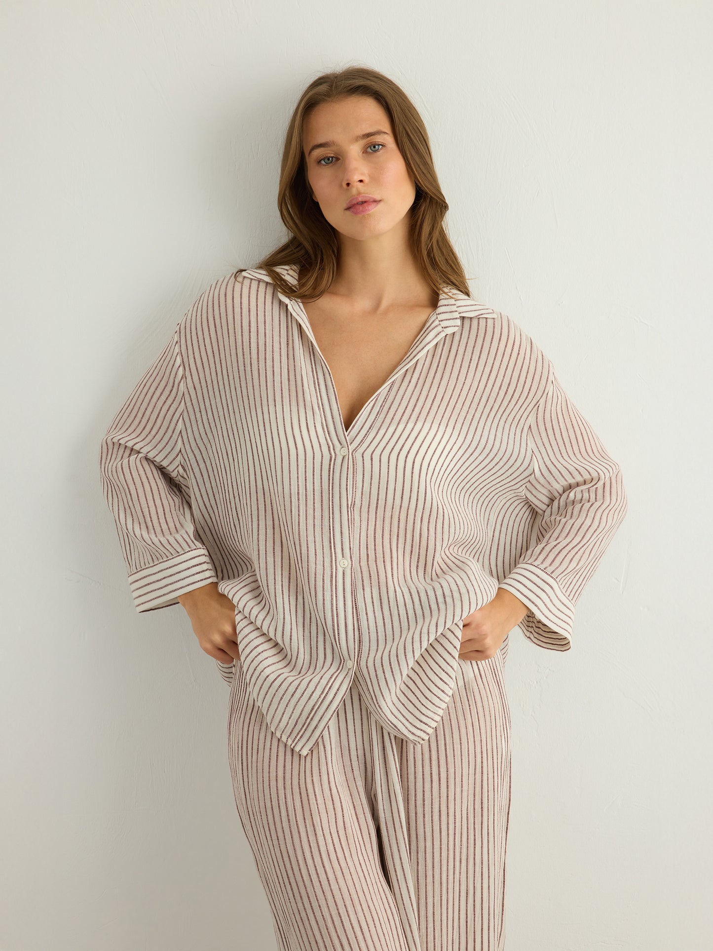 Voyage Set - Burgundy Stripes