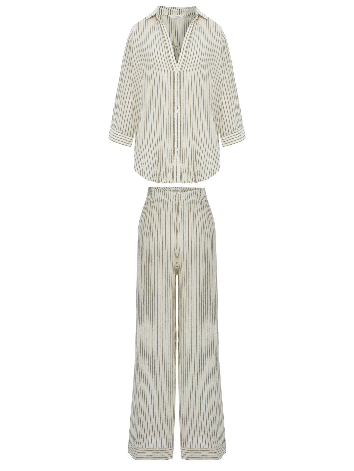 Voyage Set - Khaki Green Stripes