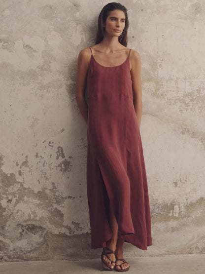 Lucid Midnight Maxi Dress - Burgundy