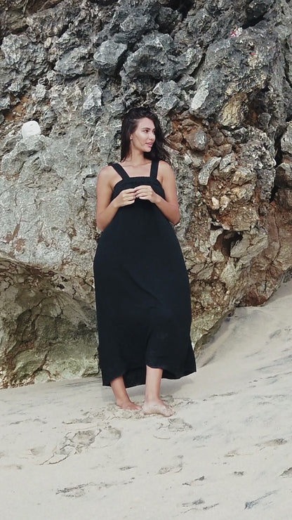 Noa Maxi Dress - Black