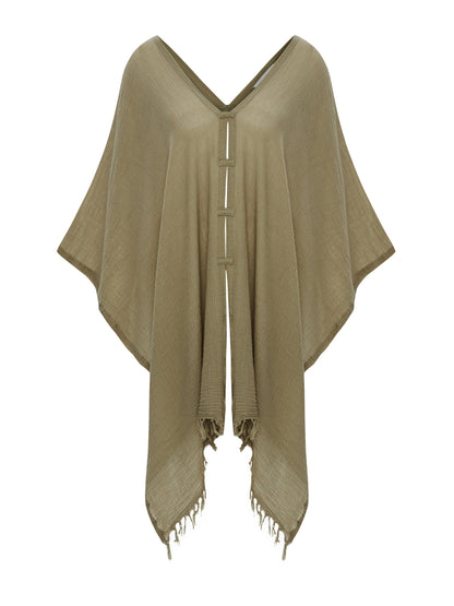 Ava Kimono - Khaki Green