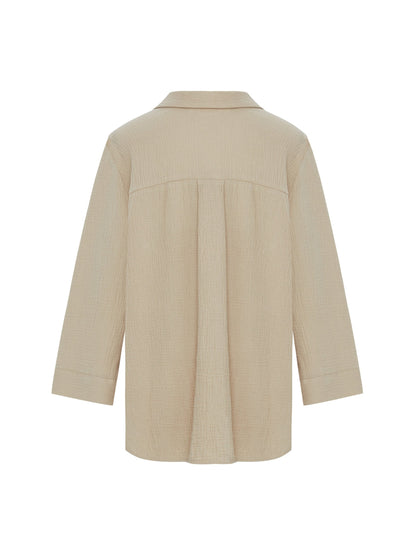 Echo Maxi Shirt - Oatmeal