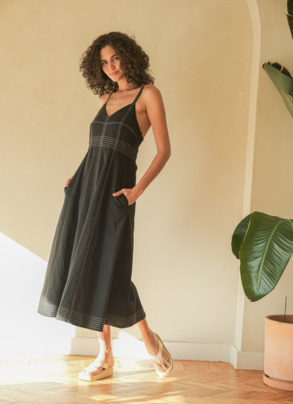 Eva Maxi Dress - Black