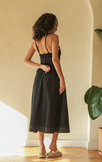 Eva Maxi Dress - Black