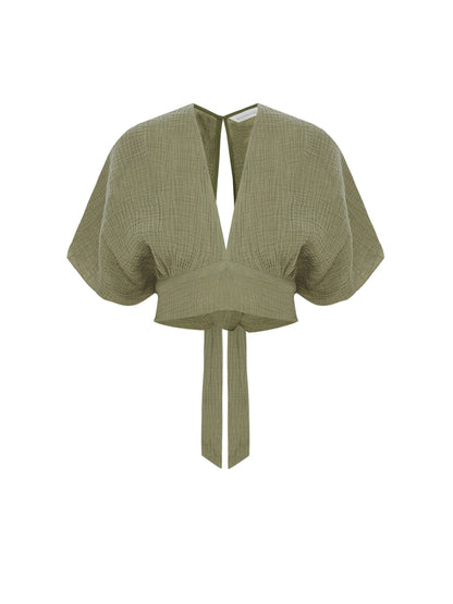 Mare Top - Khaki Green