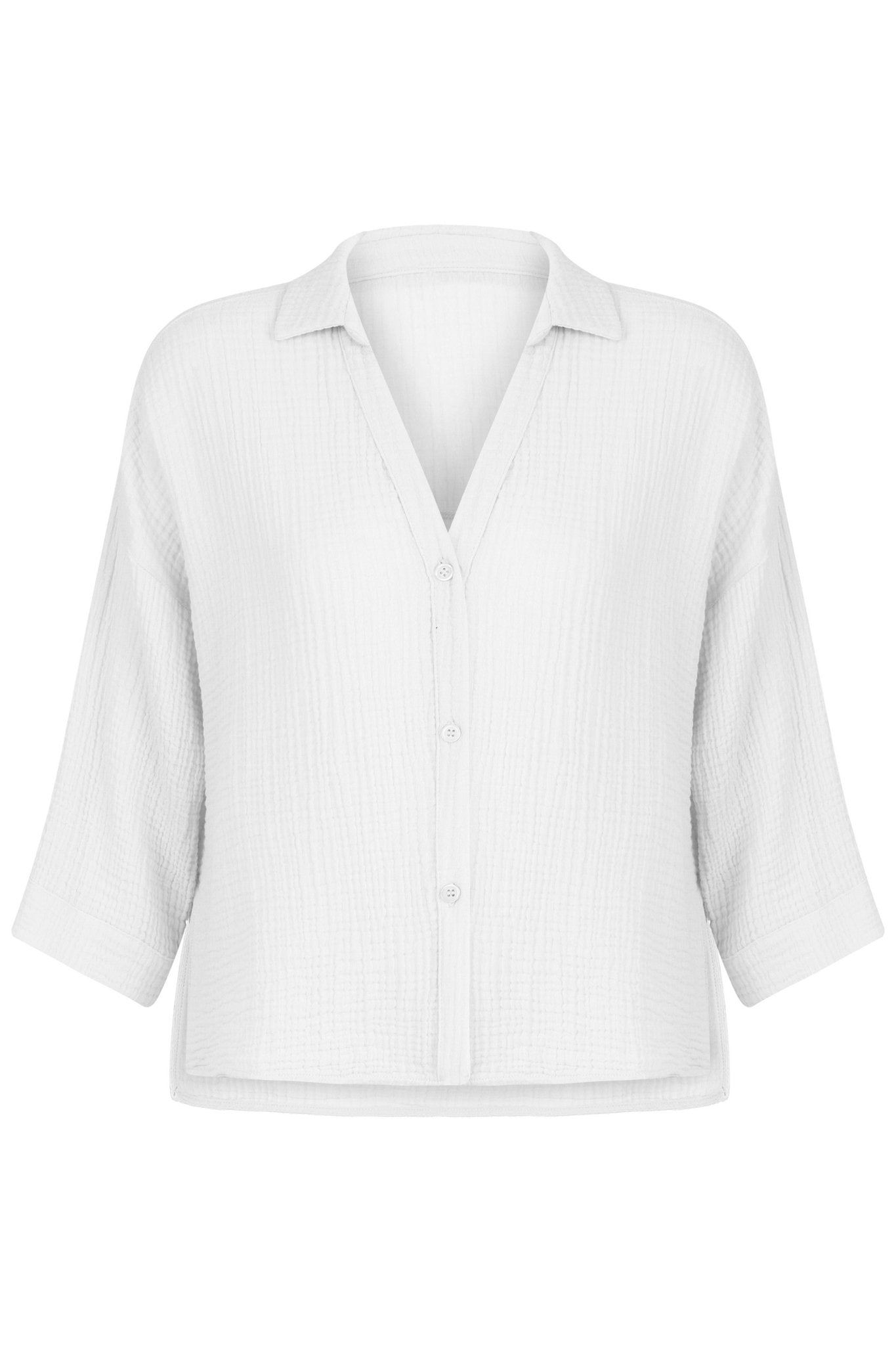 Echo Mini Shirt White - The Handloom