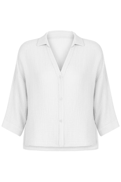 Echo Mini Shirt White - The Handloom