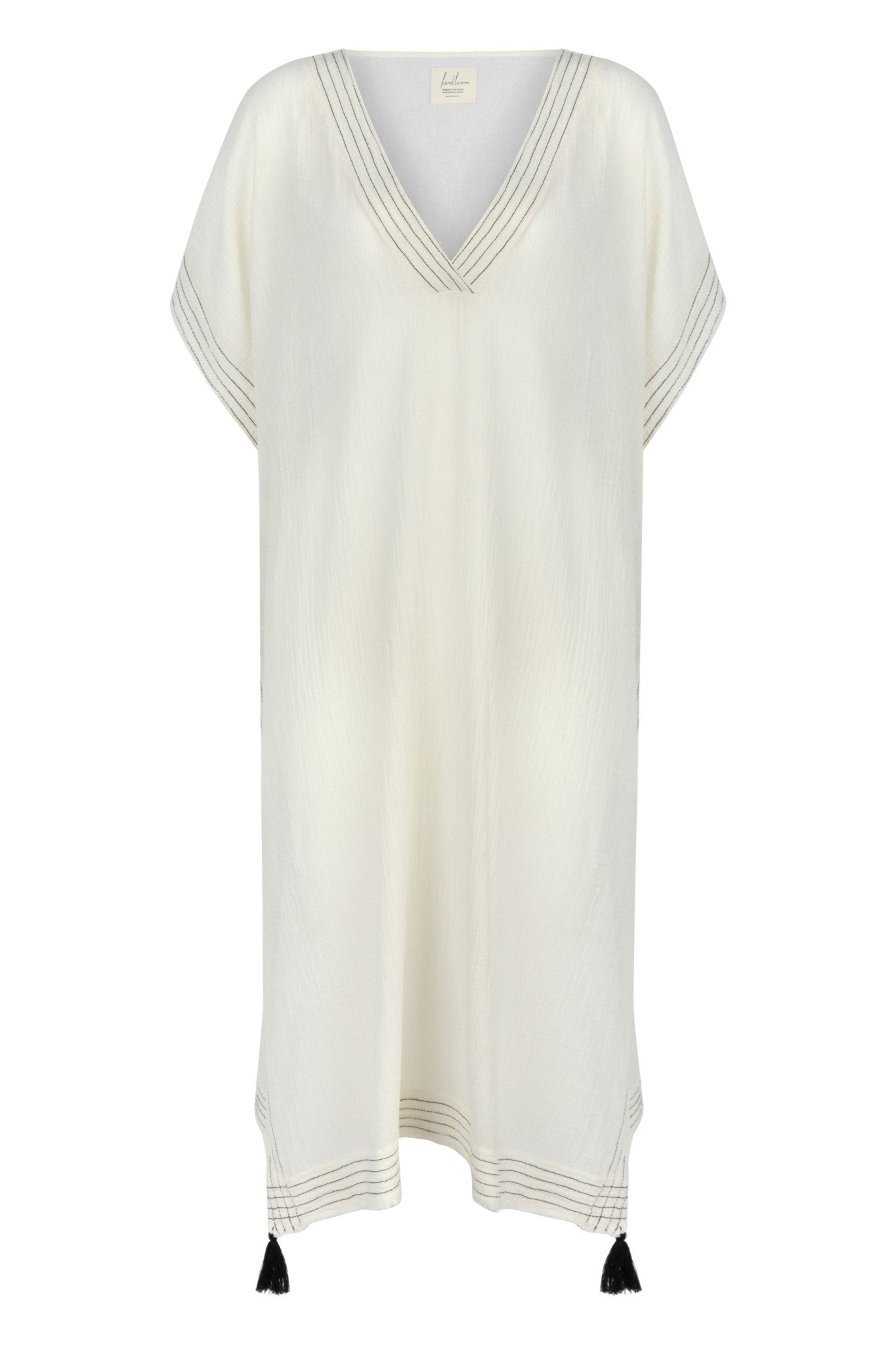 Ela Maxi Kaftan Natural - The Handloom