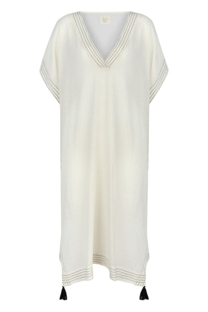 Ela Maxi Kaftan Natural - The Handloom