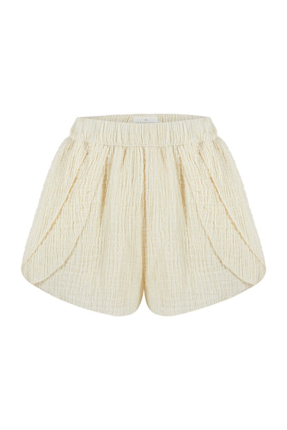 Mia Short Gold Stripes - The Handloom